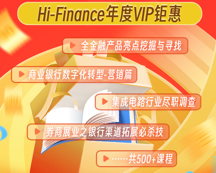 Hi-Finance双十二年终盛典 | 年度VIP会员6折限时抢购......
